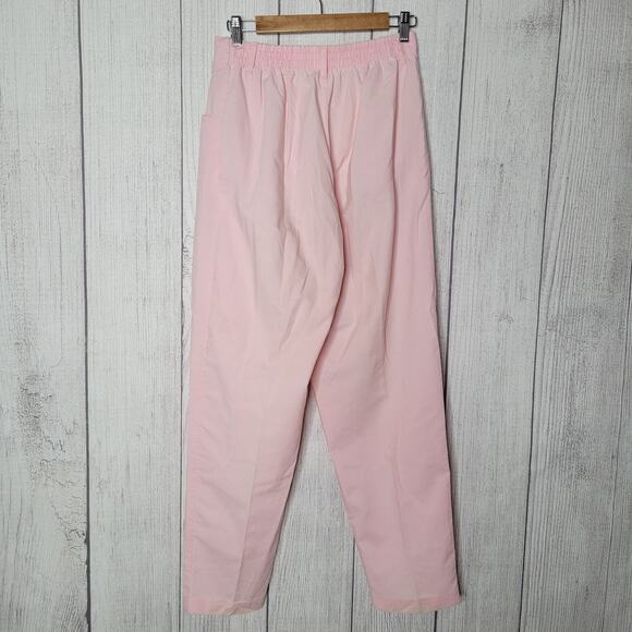 Vintage Jolie Femme Pink Ultra High Rise Light Baggy Pants Size 14 - Picture 5 of 8